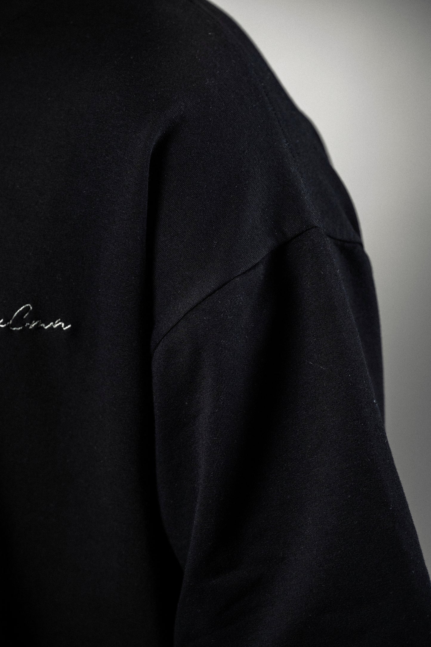 Tricou oversized negru „Summer Edition”