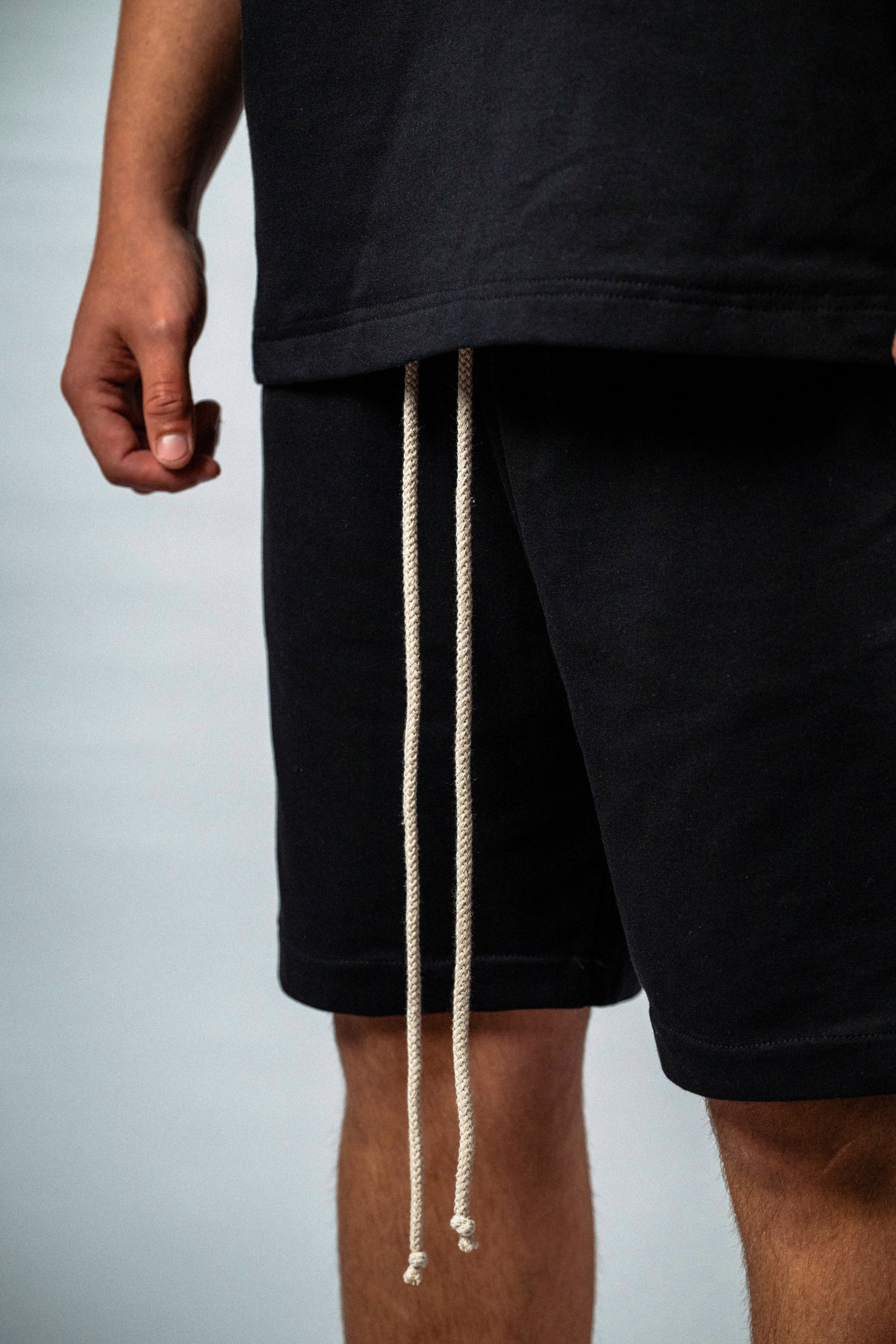 Pantaloni scurți negri „Summer Edition”