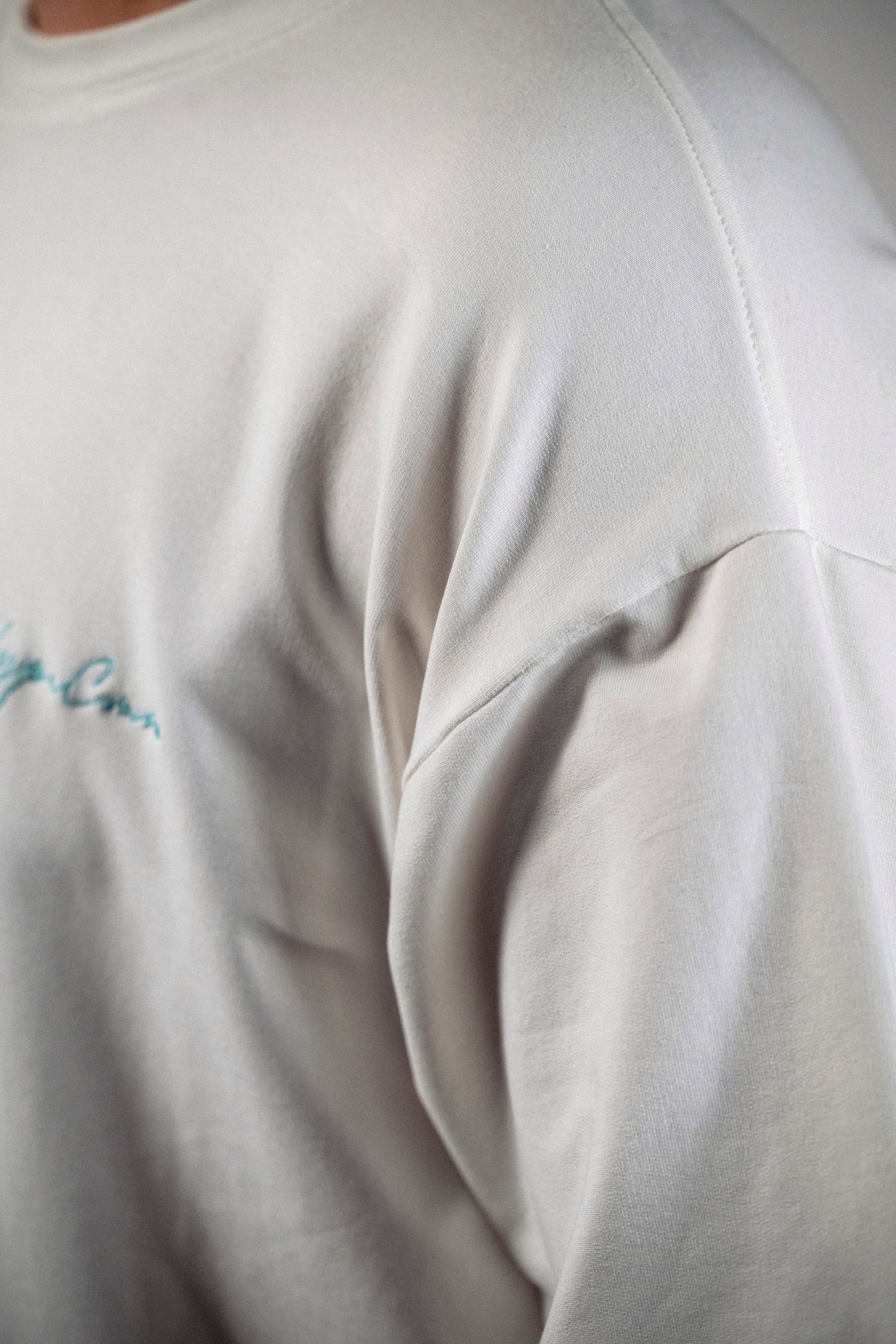 Tricou oversized alb „Summer Edition”