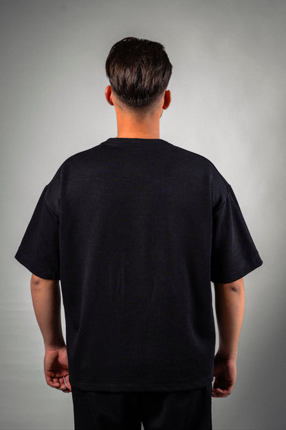 Tricou oversized negru