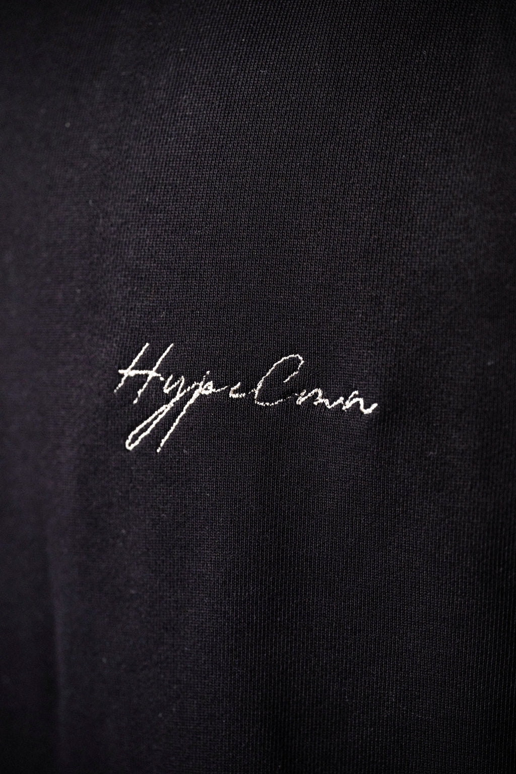 Tricou negru „Rolled”