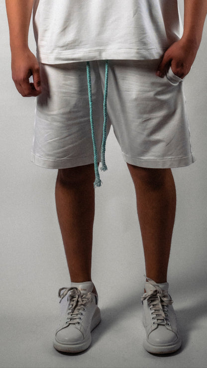 Pantaloni scurți albi „Summer Edition”
