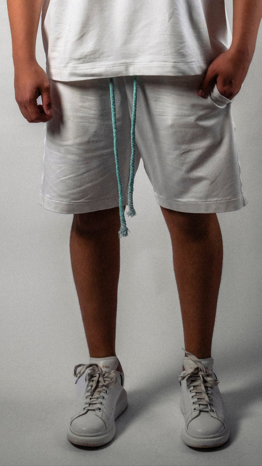 Pantaloni scurți albi „Summer Edition”