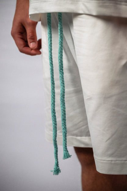 Pantaloni scurți albi „Summer Edition”